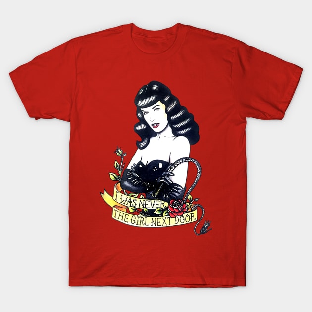 Pinup Tattoo Art T-Shirt by PIRAKUNENG